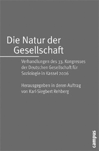 Cover &bdquo;Die Natur der Geseellschaft&rdquo;